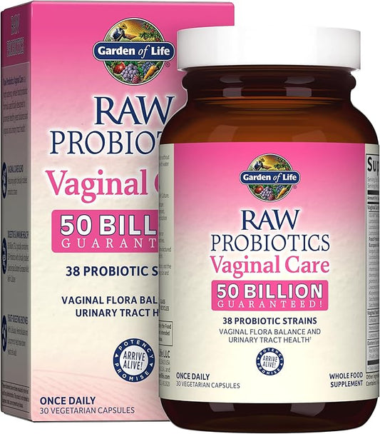 Garden of Life - Raw Probiotics Vaginal Care (Veggie Caps) - 30 Vegeterian Capsules