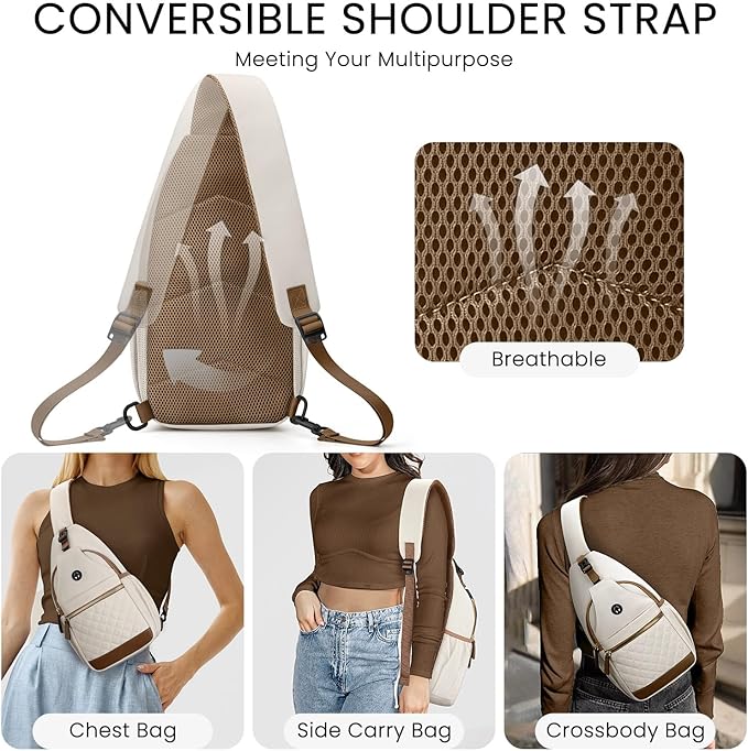 Small Crossbody Purses Bags for Women Men Travel, Chest Sling Bag Women Casual Cross Body Bag for Woman Sling Backpack