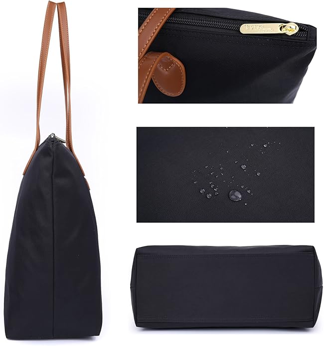 Water Resistant Light Weight Nylon Tote Bag Handbag