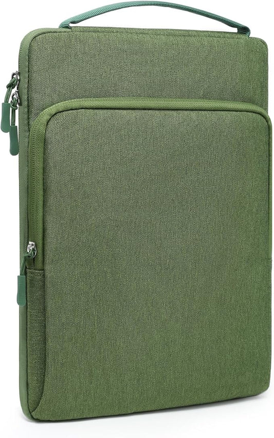 HYZUO 15-16 Inch Laptop Bag Sleeve for MacBook Pro 16 M4 M3 M2 M1 2025-2019, 15" Surface Book, Notebook Case for 15" 15.6" Dell HP Lenovo ThinkBook Asus Acer Samsung Huawei, Grass Green