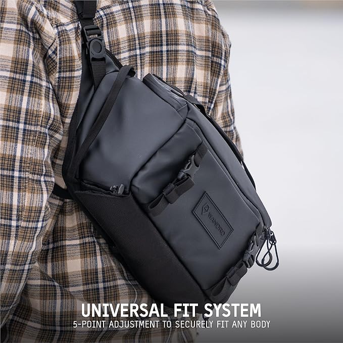 WANDRD ROGUE V1 9L Sling: Compact Camera Sling and Crossbody Bag with Fast Access, 3-Way Carry– Lightweight Everyday Bag Great for Travel, Photography, and Daily Use (Uyuni Purple)