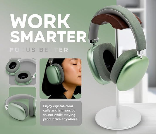 P959 Wireless Gaming Earbuds – Bluetooth 5.3 Stereo Headphones with Mic, Touch Controls, Long Battery, IPX6 Waterproof, Ergonomic for Music, Sports & Travel (Green)