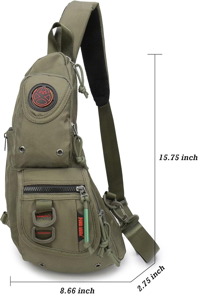 NICGID Sling Backpacks, Sling Chest Bag Shoulder Crossbody Bags for Men Women Outdoor Travel