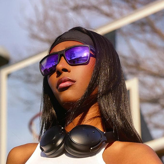 ZENOTTIC Polarized Sunglasses for Men Lightweight TR90 Frame UV400 Protection Square Sun Glasses