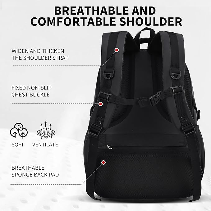 teenage student backpack,encrypted material， multiple compartments and large capacity backpack with anti-theft pockets，Water repellent backpacks suitable for middle and high school Men & Women