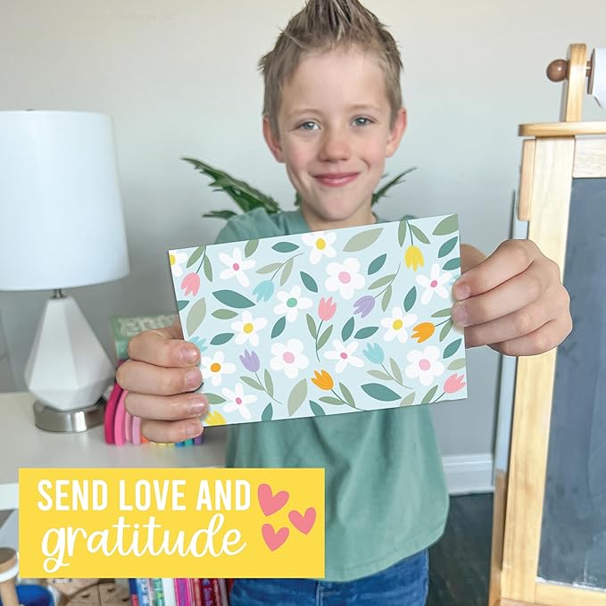 Hadley Designs Blank Cards and Envelopes 4x6-24 Blank Note Cards with Envelopes, Notecards Stationery Sets, Notecards Bulk, Stationary Sets, Note Paper Stationery, Doodle Pretty Stationary