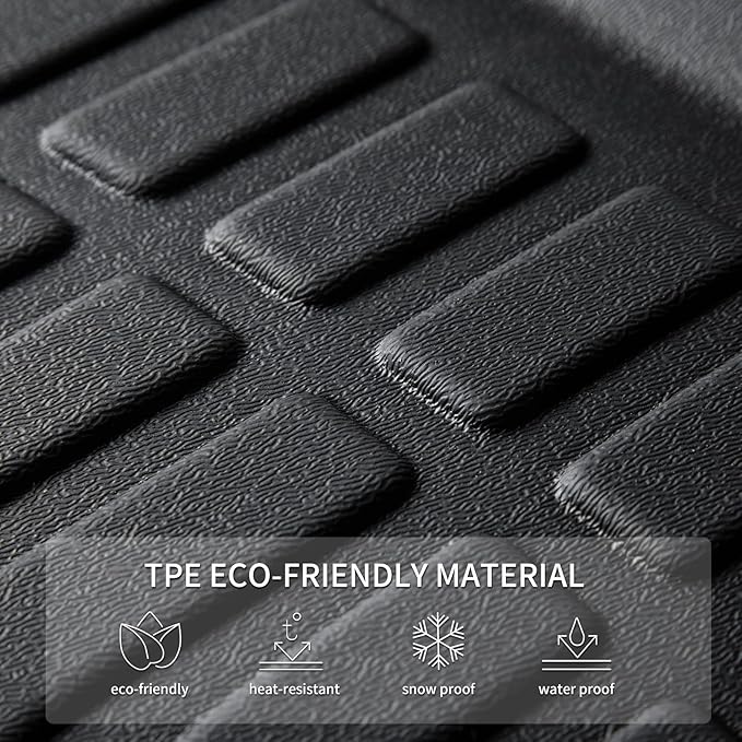 KELCSEECS Floor Mats Custom for 2009 2010 2011 2012 2013 Corolla Sedan/Matrix Car Mats All-Weather Floor Liners Front and Rear Row Corolla/Matrix Floor Mats Accessories Black