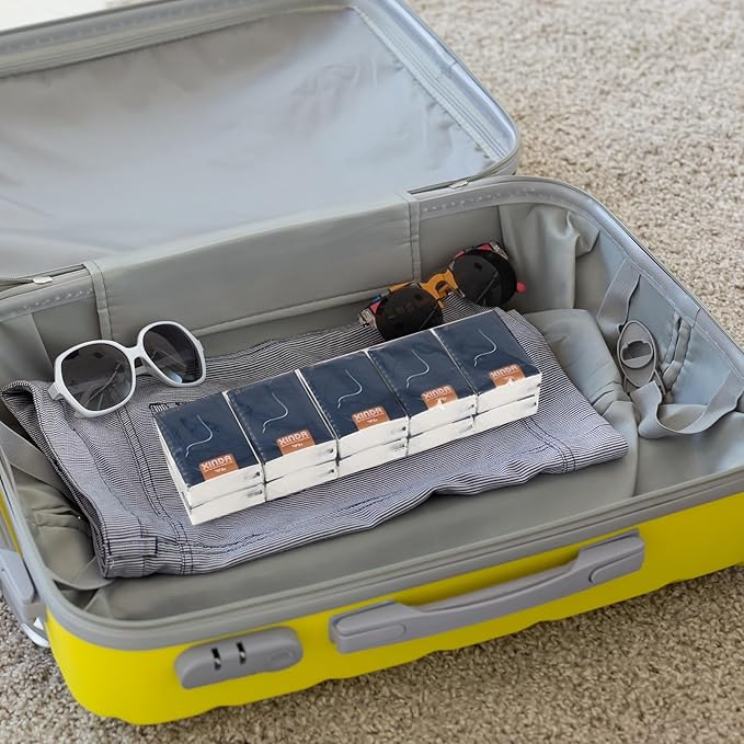 100-Pack Pocket Packs Facial Tissues, 4-Ply Mini Tissue Packs Travel Size