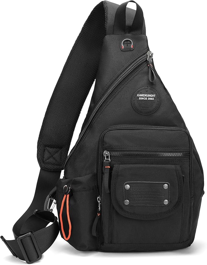 Large Sling Backpack, Sling Chest Bag Shoulder Crossbody Daypacks Fits 14.1-Inch Laptop for Travel Outdoor Men Women