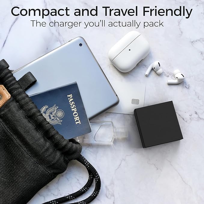 3-in-1 Magnetic Wireless Charging Station for Multiple Apple Devices – Foldable Travel Charger for iPhone 16/15/14/13/Pro/Max, Apple Watch, AirPods 4/3/2/Pro – 20W Dual Power Adapter Included