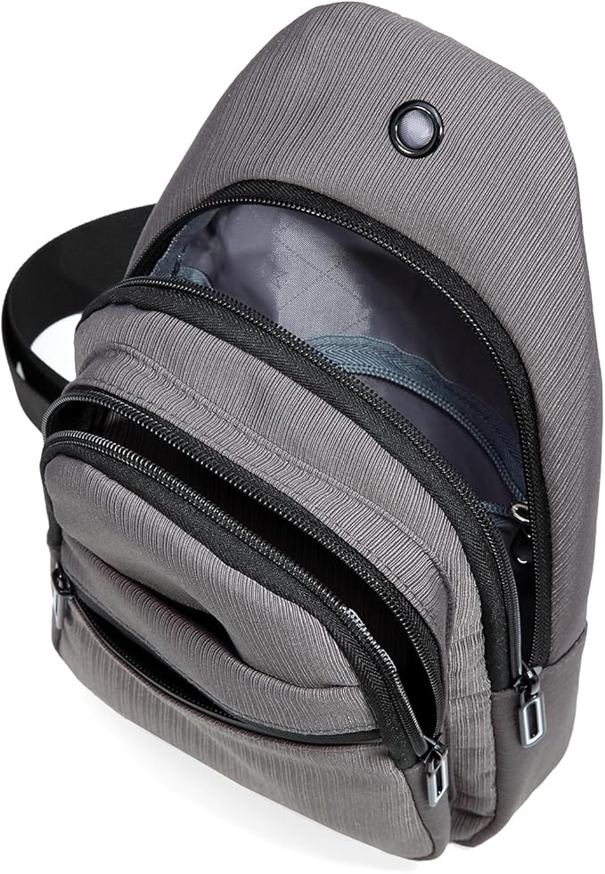 EVANCARY Small Sling Bag for Women Men, Sling Backpack Chest Daypack Crossbody Bag for Travel Outdoor Hiking