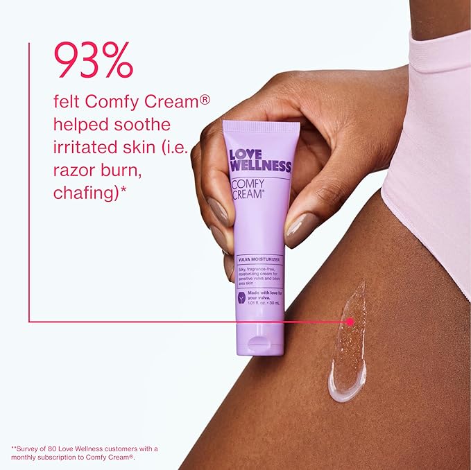 Love Wellness Comfy Cream Vulva & Vaginal Moisturizer - 1.01 oz