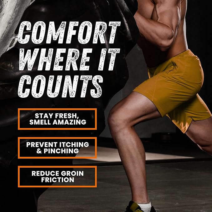 Super Fresh Ball Deodorant Powder Lotion Comfort Cream for Man Parts Groin Butt and Body Hygiene Controls Odor Stops Chafing and Itch Absorbs Sweat Aluminum Free Formula in 4 oz Tube