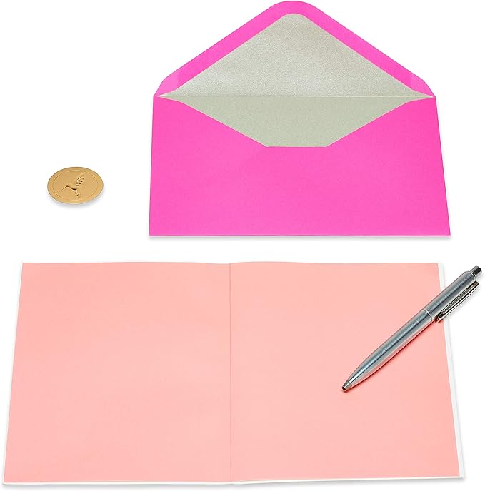 Papyrus Blank Card (Floral Disco Ball)