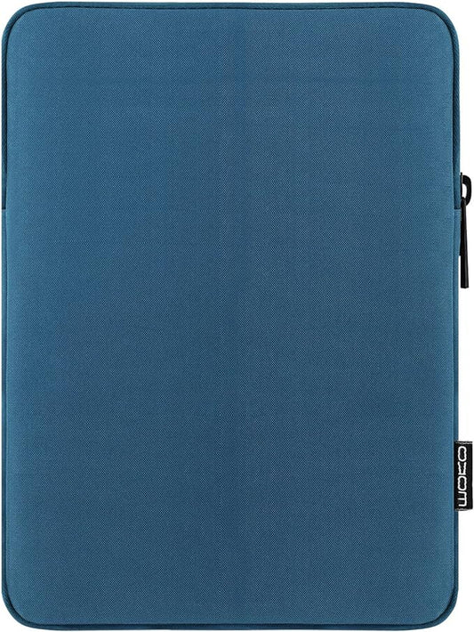 MoKo 9-11 Inch Tablet Sleeve Bag - Fits iPad Pro M4, iPad Air M2, iPad 10th, iPad 9/8/7th Gen, Tab S8/S9 11" - Peacock Blue