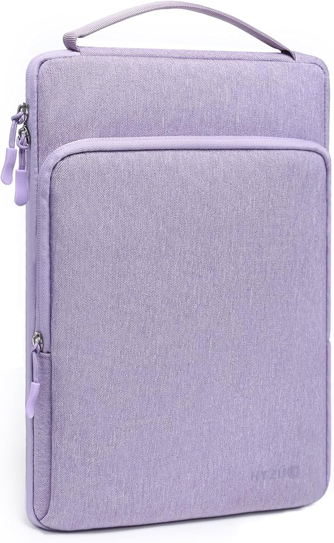 HYZUO 15-16 Inch Laptop Bag Sleeve for MacBook Pro 16 M4 M3 M2 M1 2025-2019, 15" Surface Book, Notebook Case for 15" 15.6" Dell HP Lenovo ThinkBook Asus Acer Samsung Huawei, Lilac Purple