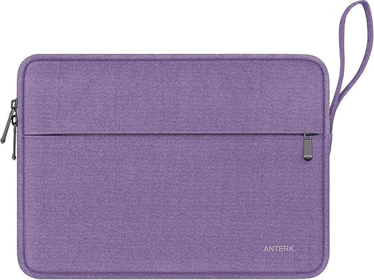 Laptop Sleeve 14 Inch, Water Resistant Traveling Computer Cover with Handle, Shockproof Protective Carrying Laptop Bag Compatible for 14 Inch MacBook Air/Pro, HP, Dell, Lenovo, Purple