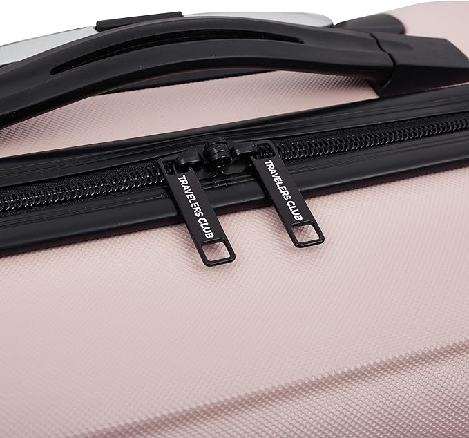 Travelers Club Skyline Spinner Luggage, Filmy, 22-Inch Carry-On
