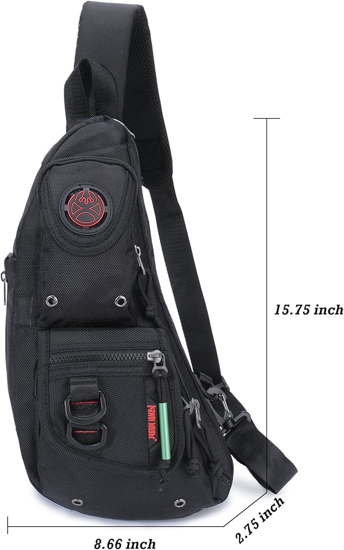 NICGID Sling Backpacks, Sling Chest Bag Shoulder Crossbody Bags for Men Women Outdoor Travel