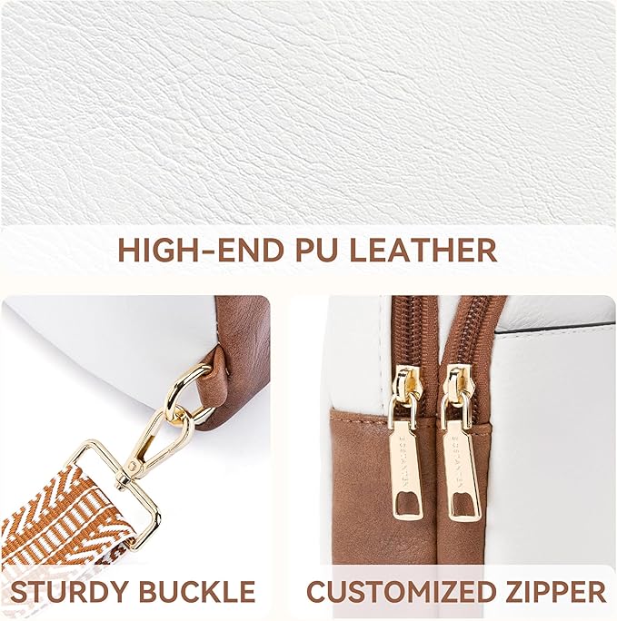 BOSTANTEN Small Sling Bag Crossbody Bags for Women Trendy Crossbody Purse Leather Chest Bag