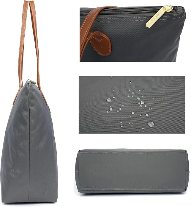 Water Resistant Light Weight Nylon Tote Bag Handbag