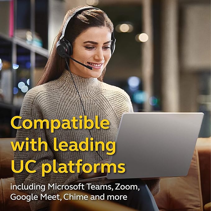 Jabra Evolve2 30 SE Wired Mono Noise-Cancelling Headset - Features 2-Microphone Call Technology and USB-A Cable - MS Teams Certified, Works with All Other Platforms - Black