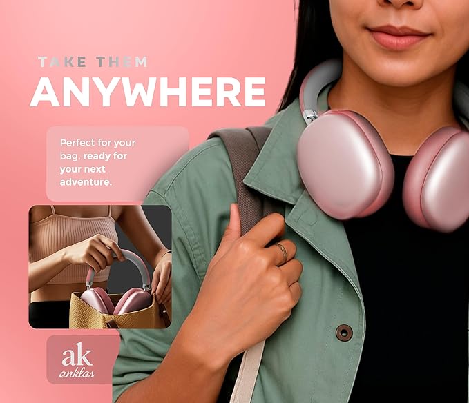 P959 Wireless Gaming Earbuds – Bluetooth 5.3 Stereo Headphones with Mic, Touch Controls, Long Battery, IPX6 Waterproof, Ergonomic for Music, Sports & Travel (Pink)