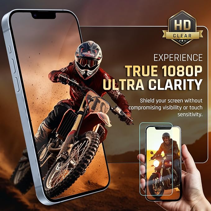 TEMPRTEK+ 2 Pack for iPhone 14 Pro Max Screen Protector Privacy 9H Military Grade Scratch Fingerprint Resistance Anti-Glare Shatterproof Tempered Glass Anti-Spy Easy Installation Bubble Free