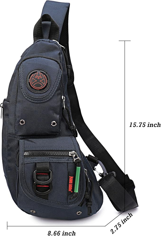 NICGID Sling Backpacks, Sling Chest Bag Shoulder Crossbody Bags for Men Women Outdoor Travel