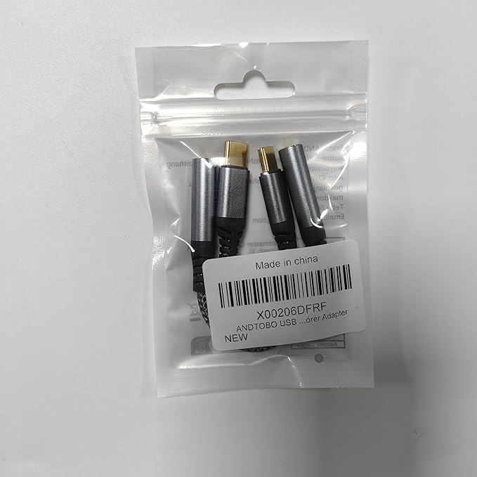 USB Type C to 3.5mm Female Headphone Jack Adapter,【2 Pack】Aux to USB C Audio Dongle Cable Cord for iPhone 17 Pro Max, iPhone 17 Air, iPhone 16 15 Pro Max Plus, iPad Pro, MacBook,Galaxy S24 S23 S22 S21