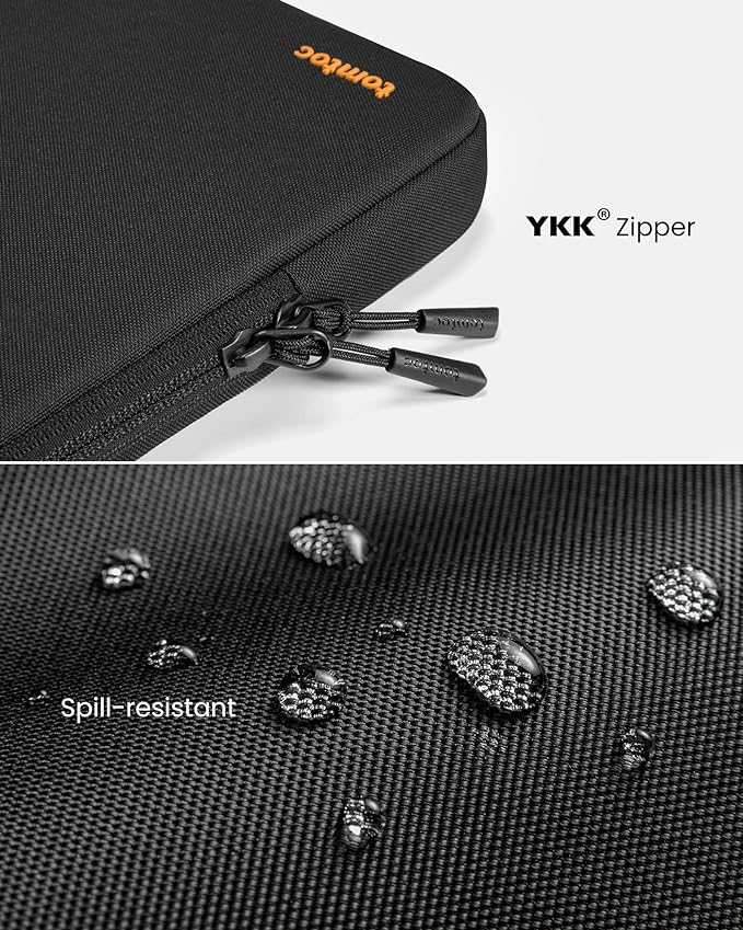 tomtoc 360° Protective Laptop Sleeve for 15.6 Inch Acer Aspire 1/3/5/7, Chromebook, Lenovo IdeaPad L3, HP Pavilion/Envy, ASUS Chromebook/VivoBook, Water-Resistant Notebook Accessory Bag Case