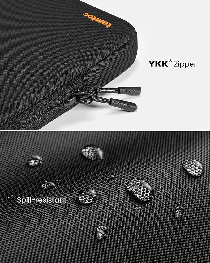 tomtoc 360 Protective Laptop Sleeve for 13-inch New Surface Pro 11th, Copilot+PC 2024, Surface Pro 10/9/8/X with Signature Keyboard/X Keyboard, Shockproof Water-Resistant Notebook Surface Case Bag