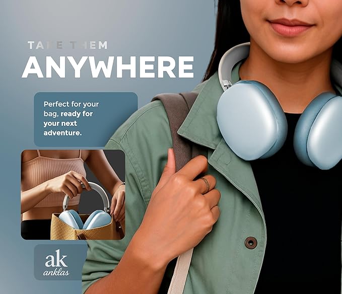 P959 Wireless Gaming Earbuds – Bluetooth 5.3 Stereo Headphones with Mic, Touch Controls, Long Battery, IPX6 Waterproof, Ergonomic for Music, Sports & Travel (Blue)