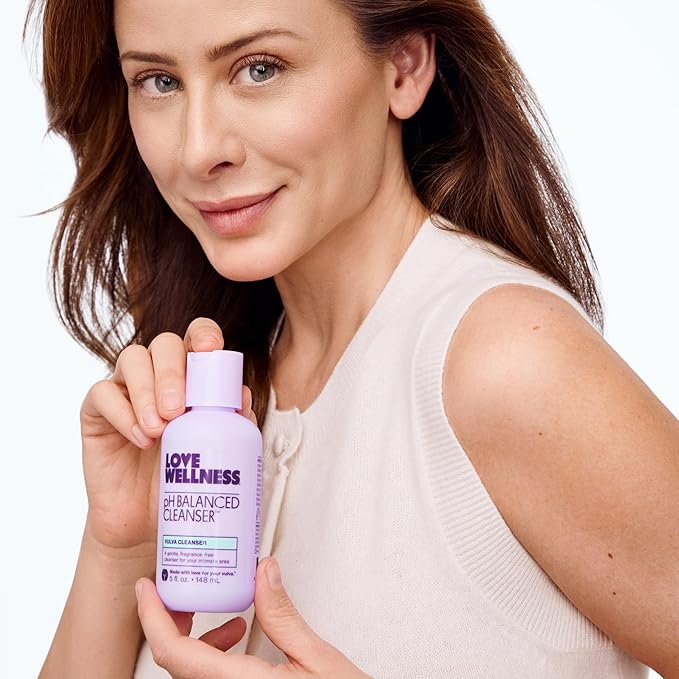 Love Wellness pH Balancing Cleanser | Feminine Vaginal Wash | Fragrance-Free | Vaginal Cleanser for Balanced pH, Intimate Health & Hygiene | Non-Irritating with Aloe Vera for Sensitive Skin | 5 Fl Oz