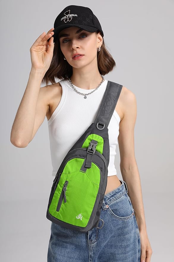 Y&R Direct 14 Colors Lightweight Sling Backpack Sling Bag Travel Hiking Small Backpack for Women Men Gifts