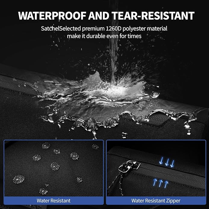 OIWAS Crossbody Bag Men Messenger Bag Shoulder Bag Fit 10inch Ipad Sling bag for Men Minimalist Business Bag for Work