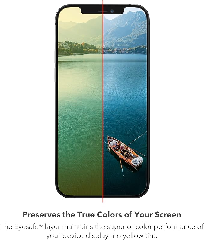 ZAGG Glass Elite VisionGuard+ Screen Protector - iPhone 12 Mini - Impact Protection, Scratch, Fingerprint, Smudge, InvisibleShield, Oil Resistant, Clear