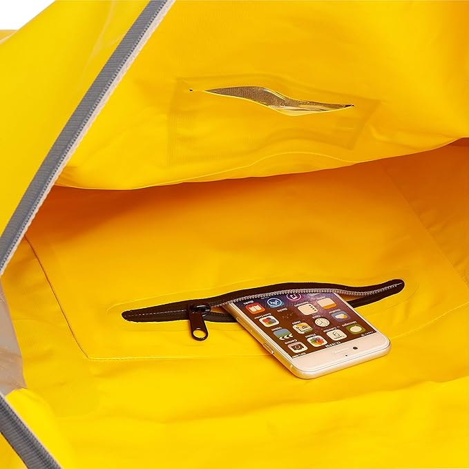 Skog Å Kust Duffelsak Heavy Duty Waterproof Duffel - Gear Bag for Sports, Travel, & More - 60L Yellow