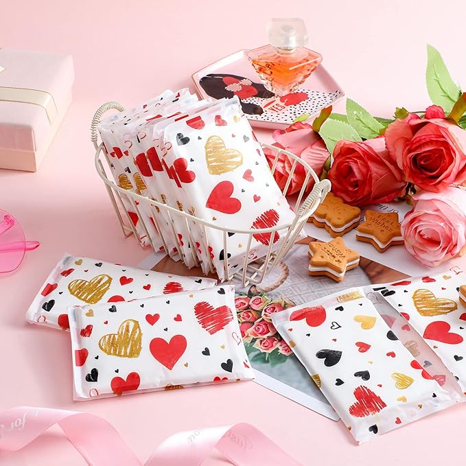 Eaasty 100 Packs Pocket Pack Travel Size Facial Tissues 3 Ply Paper Mini Wedding Tissues for Guests Travel Valentine Wedding Party Favors