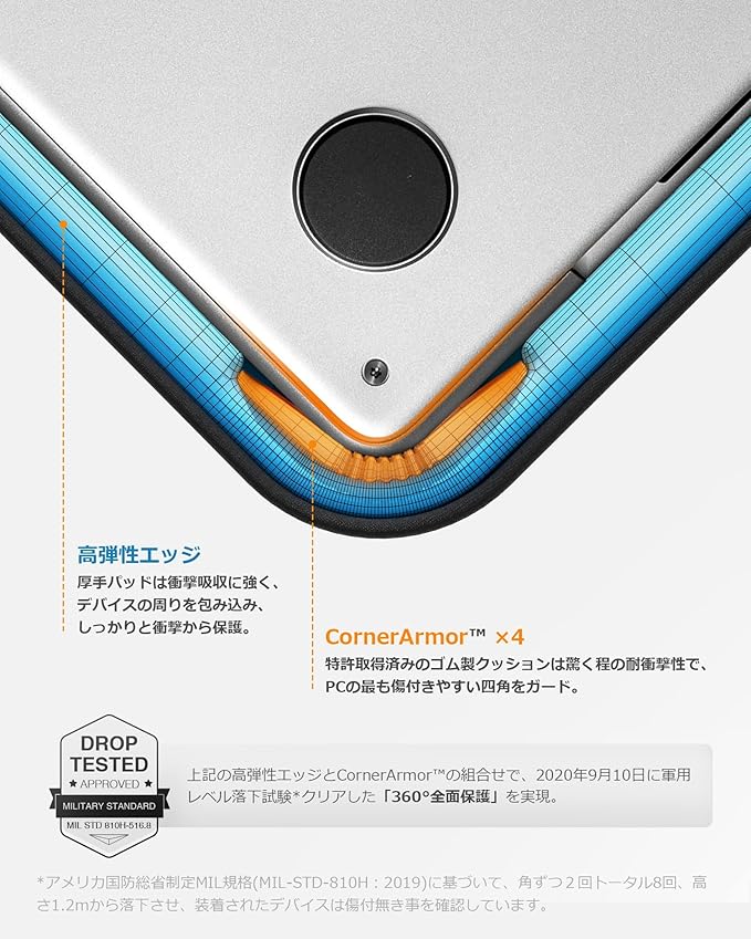 tomtoc 360 Protective Laptop Case for 15-inch 2025 New MacBook Air M4/A3241 M3/A3114 M2/A2941, 15 Inch Microsoft Surface Laptop 7/6, Dell XPS 15 Plus, 15-in MacBook Pro, Acer HP Chromebook 14