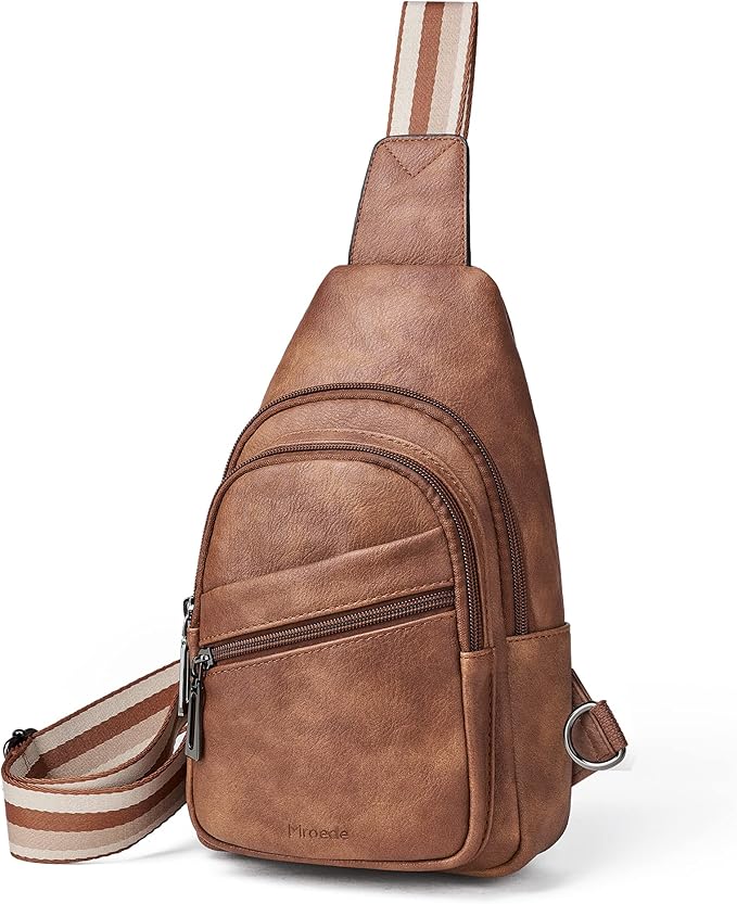 Sling Bag Crossbody Bags for Women Small Cross Body Bag Fanny Packs Chest Sling Purse for Daily Travel Leisure Sport