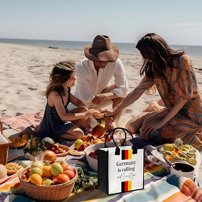 ONDTOM Travel Gifts Bag, Scotland Lover Gifts, Simple Modern Beach Bag, Birthday Christmas Retirement Gifts for Women