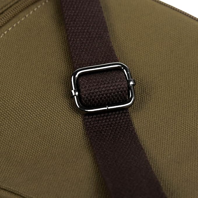 Sechunk Vintage Canvas Messenger Cross body bag Shoulder bag