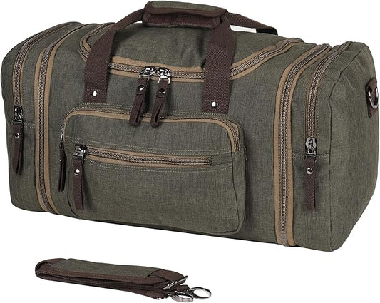 BOEX Stylish Duffle Bag for Travel – Expandable to 40L Lightweight and Waterproof Weekender Bag with Multiple Pockets and Adjustable Shoulder Strap for Men & Women – A Premium Carry On Duffle Bag