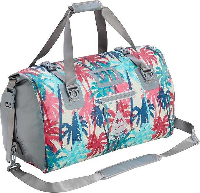 Skog Å Kust Duffelsak Heavy Duty Waterproof Duffel - Gear Bag for Sports, Travel, & More - 60L Palm