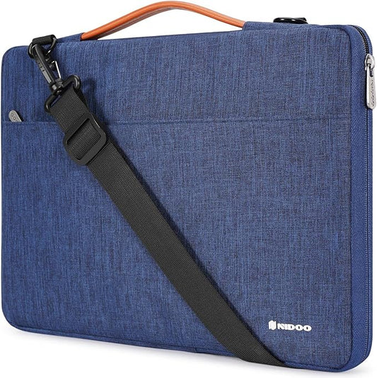 NIDOO 13-14 inch Laptop Sleeve Shoulder Bag for 13.5" Surface Book 3 2 / Surface Laptop 4 3 2/14" Lenovo ThinkPad X1 Carbon Yoga L14 T14 / 13.3" ThinkPad L380 Yoga/HP Pavilion 14 Acer Dell Asus