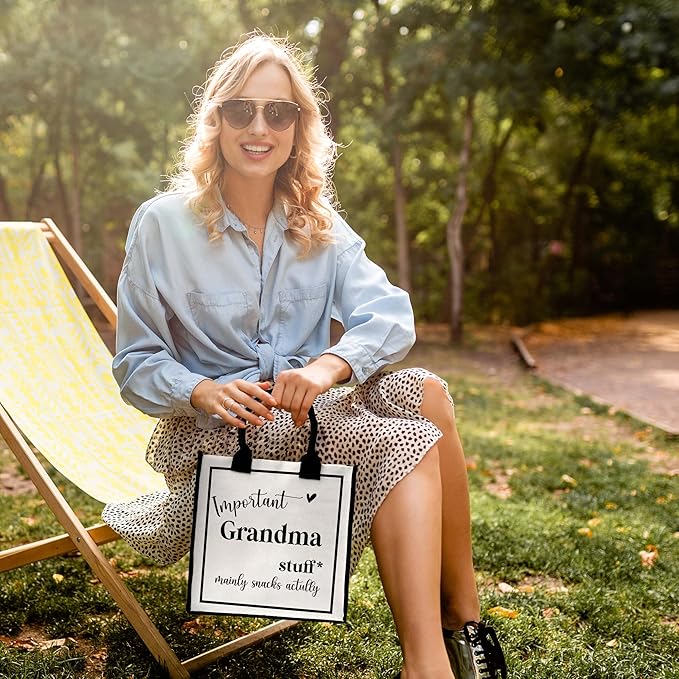 ONDTOM Travel Gifts Bag, Scotland Lover Gifts, Simple Modern Beach Bag, Birthday Christmas Retirement Gifts for Women