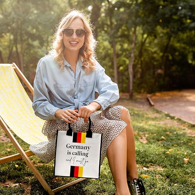 ONDTOM Travel Gifts Bag, Scotland Lover Gifts, Simple Modern Beach Bag, Birthday Christmas Retirement Gifts for Women