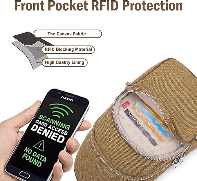 Haytijoe Crossbody Bags for Women Leather Sling Bag Anti-theft Cross Body Bag Travel Sling Purse Chest Bags Fanny Packs