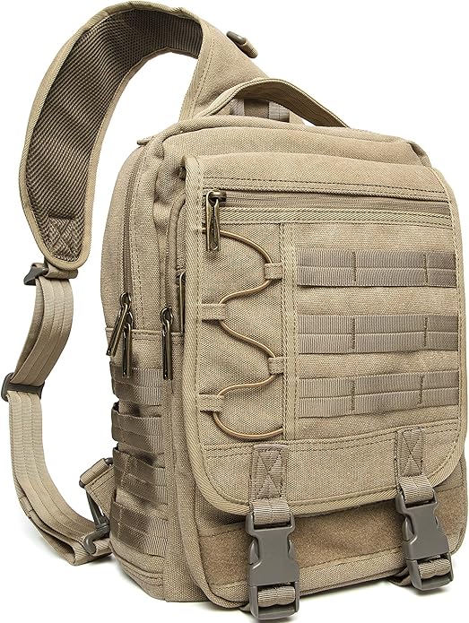 NICGID Sling Bags Chest Shoulder Backpacks, 12.5'' 13.3'' 14.1'' 15.6''Laptop Backpack Crossbody Messenger Bag Travel Outdoor